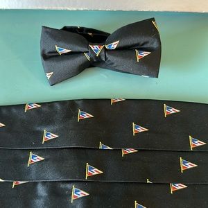 #Boxed Adjustable Nautical Cumberbund  & Bow tie 37